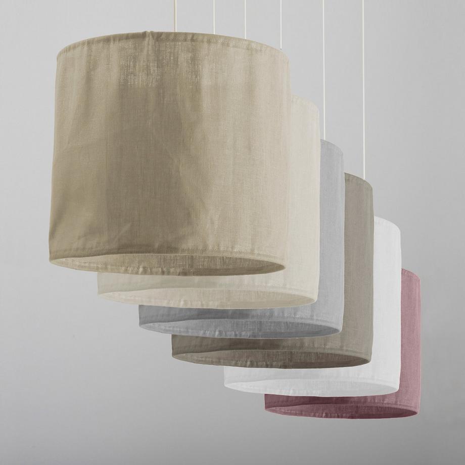 La Redoute Intérieurs  Suspension/Abat-jour en lin froissé Ø50 cm 