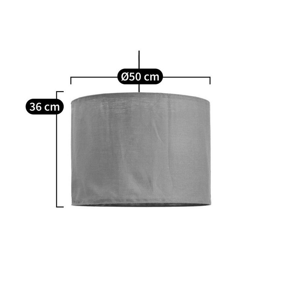 La Redoute Intérieurs  Suspension/Abat-jour en lin froissé Ø50 cm 