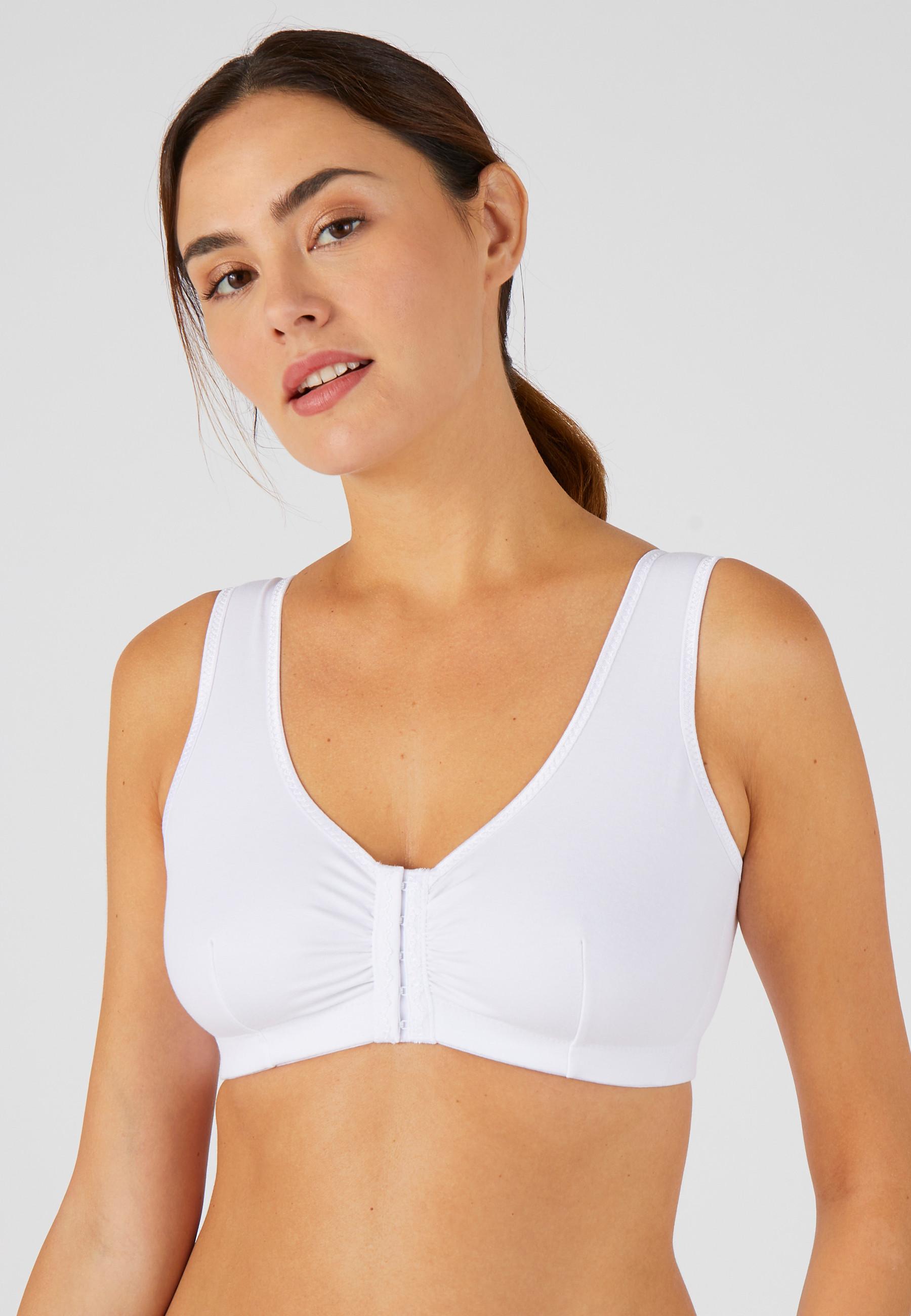 Damart  Soutien-gorge sans armatures, ouvert devant. 