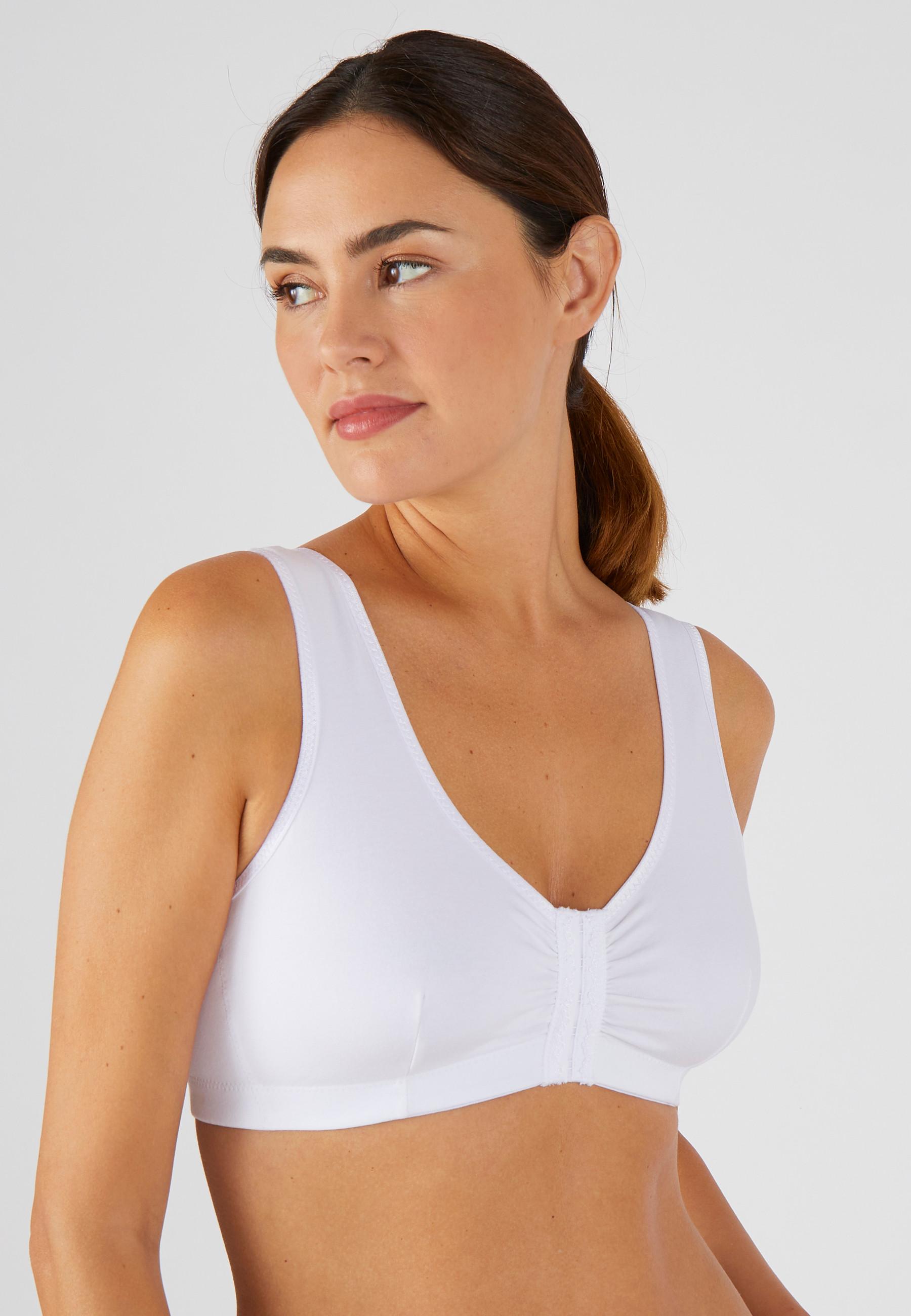 Damart  Soutien-gorge sans armatures, ouvert devant. 