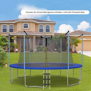 Northix  Filet de sécurité pour trampoline Ø305 cm intérieur pour trampolines de jardin noir 