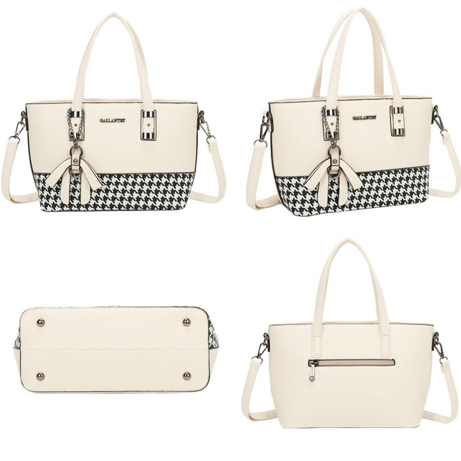 Gallantry Shopper Tasche Hahnentritt-Muster  