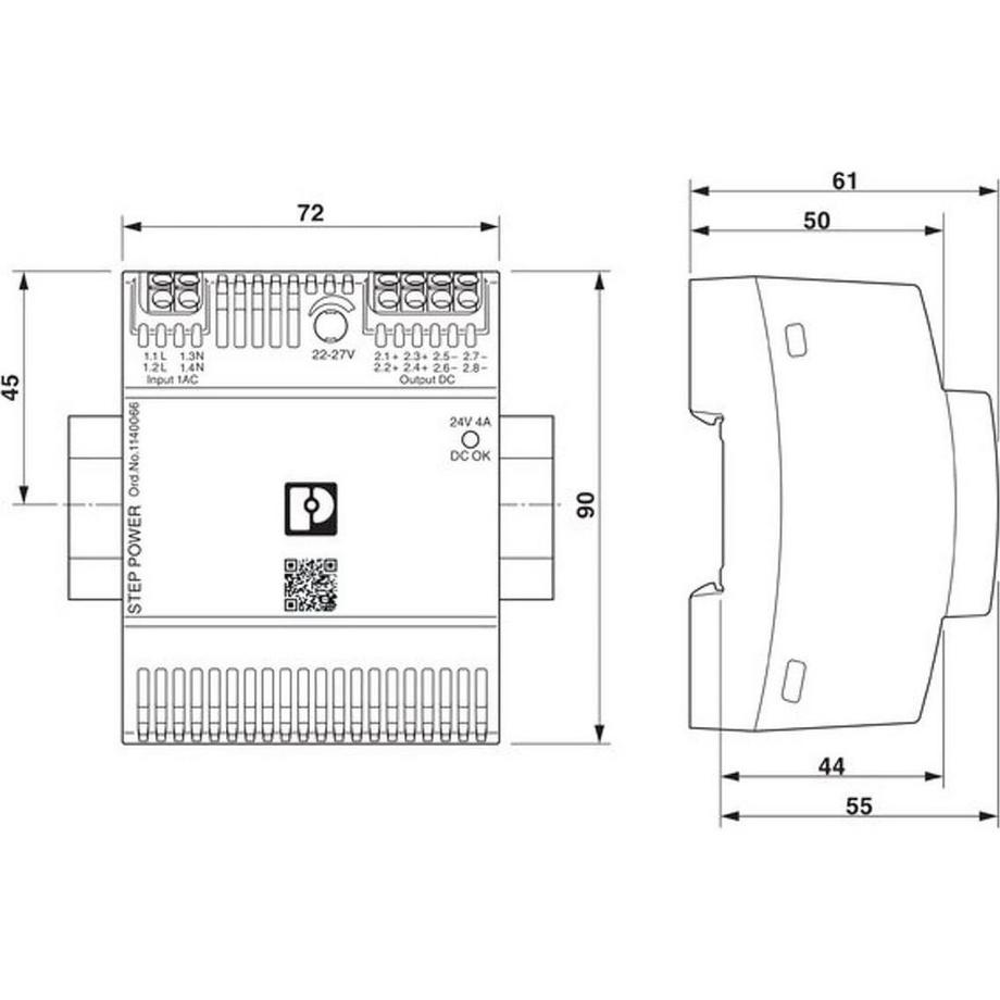 Phoenix Contact  Appareil réseau DIN rail 