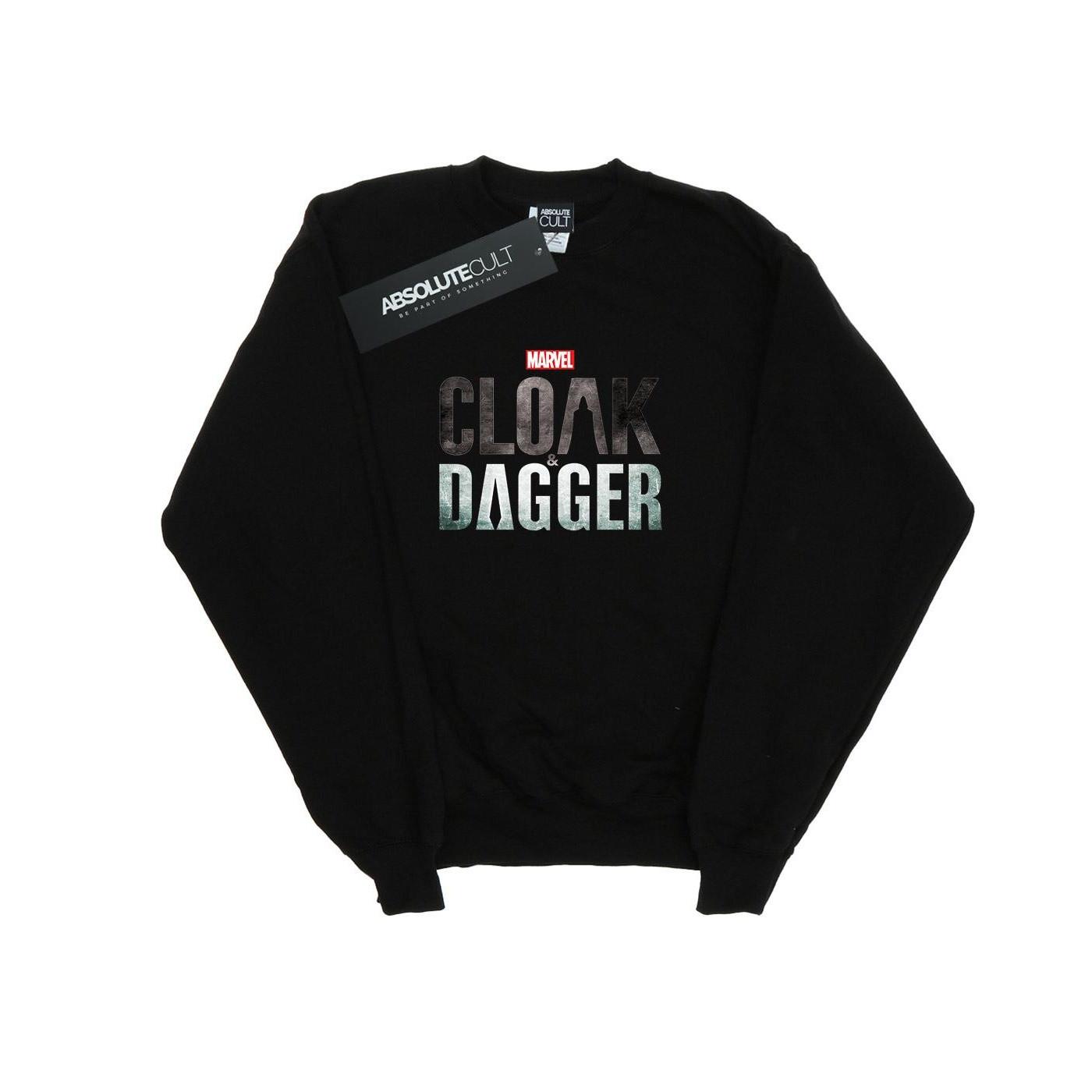 Image of Cloak And Dagger Logo Sweatshirt Damen Schwarz M