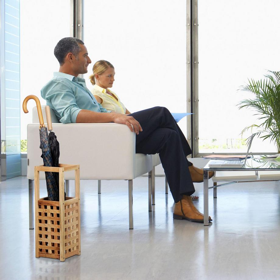 B2X Schirmständer Nussbaum  