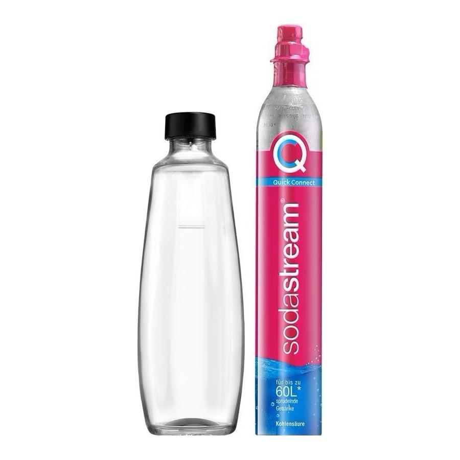 sodastream  Quick Connect Reservezyl. + 1L Glasfl. 