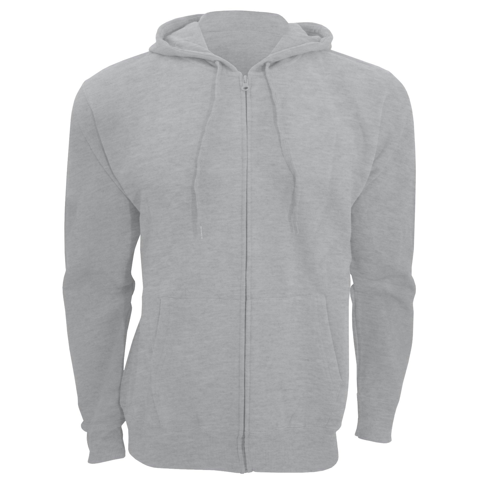 Image of Seven Kapuzenjacke Kapuzensweatshirt Mit Reißverschluss Herren Taubengrau M