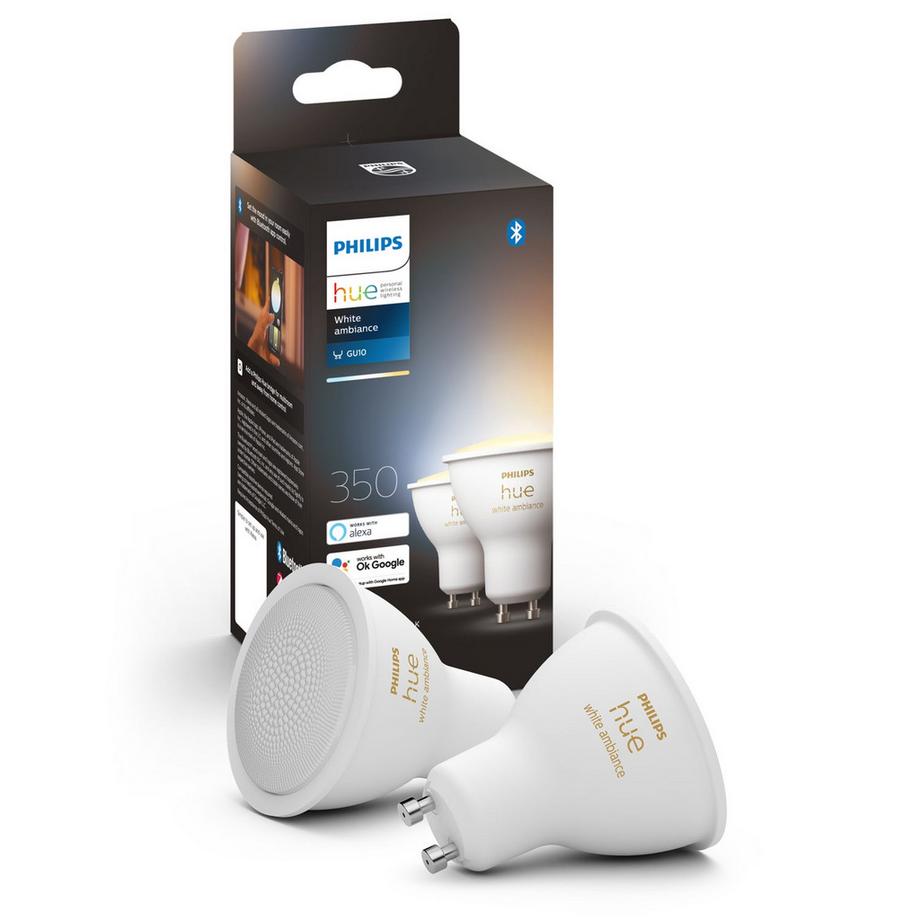 Hue White Ambiance GU10 2er-Pack