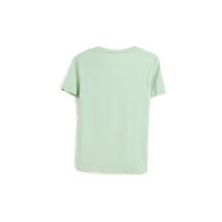 Bellemere New York  Grand T-shirt en coton à col en V 160G 