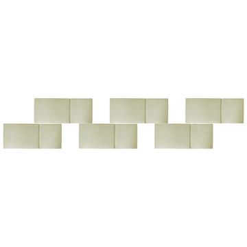 Set di 6 cuscini schienale/seduta en Poliestere Moderno JAVA/AMANTEA PREMIUM