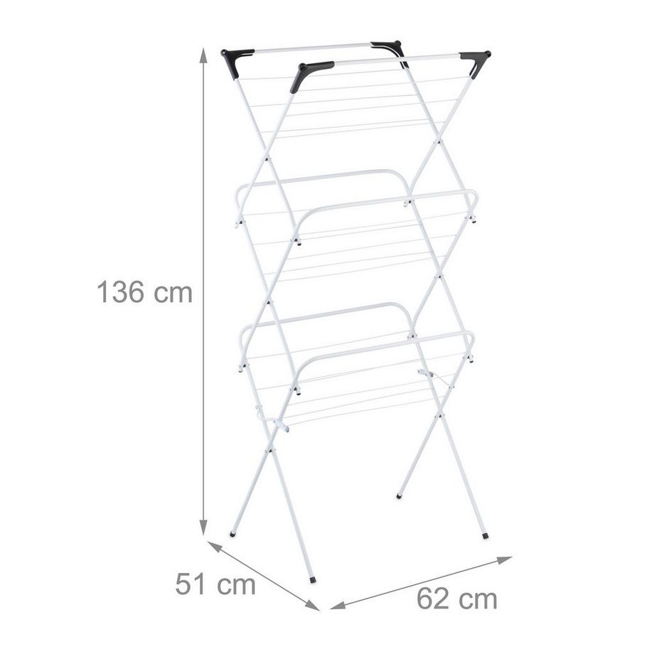 Northix  Stendibiancheria pieghevole a torre 