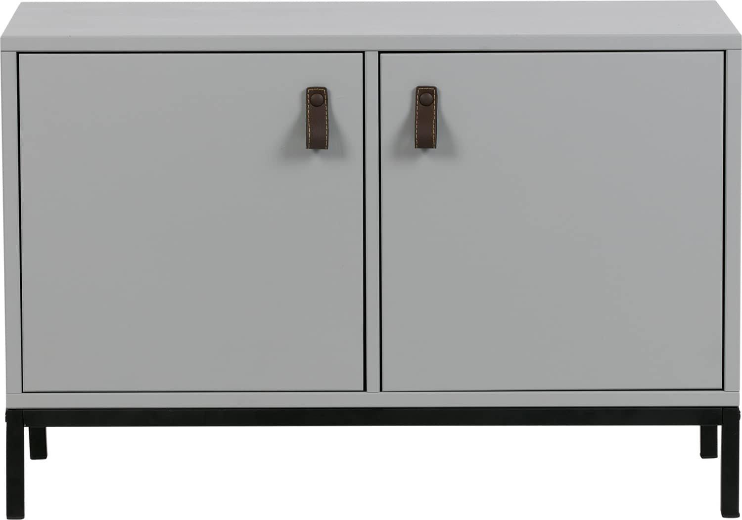 Image of Schrank Case Two Doors mit Gestell betongrau Schrank Case Two Doors mit Gestell betongrau