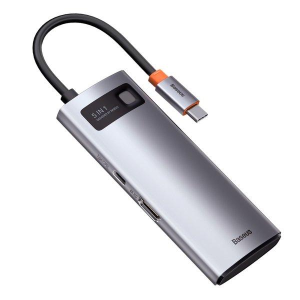 Baseus  Baseus Metal Gleam USB 3.2 Gen 1 (3.1 Gen 1) Type-C 5000 Mbit/s Grau 