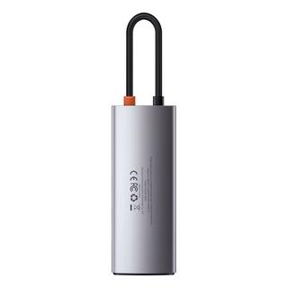 Baseus  Baseus Metal Gleam USB 3.2 Gen 1 (3.1 Gen 1) Type-C 5000 Mbit/s Gris 