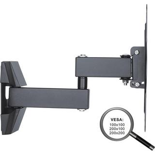 PureMounts  PureMounts PM-FM11-200 Supporto TV a parete 106,7 cm (42") Nero 