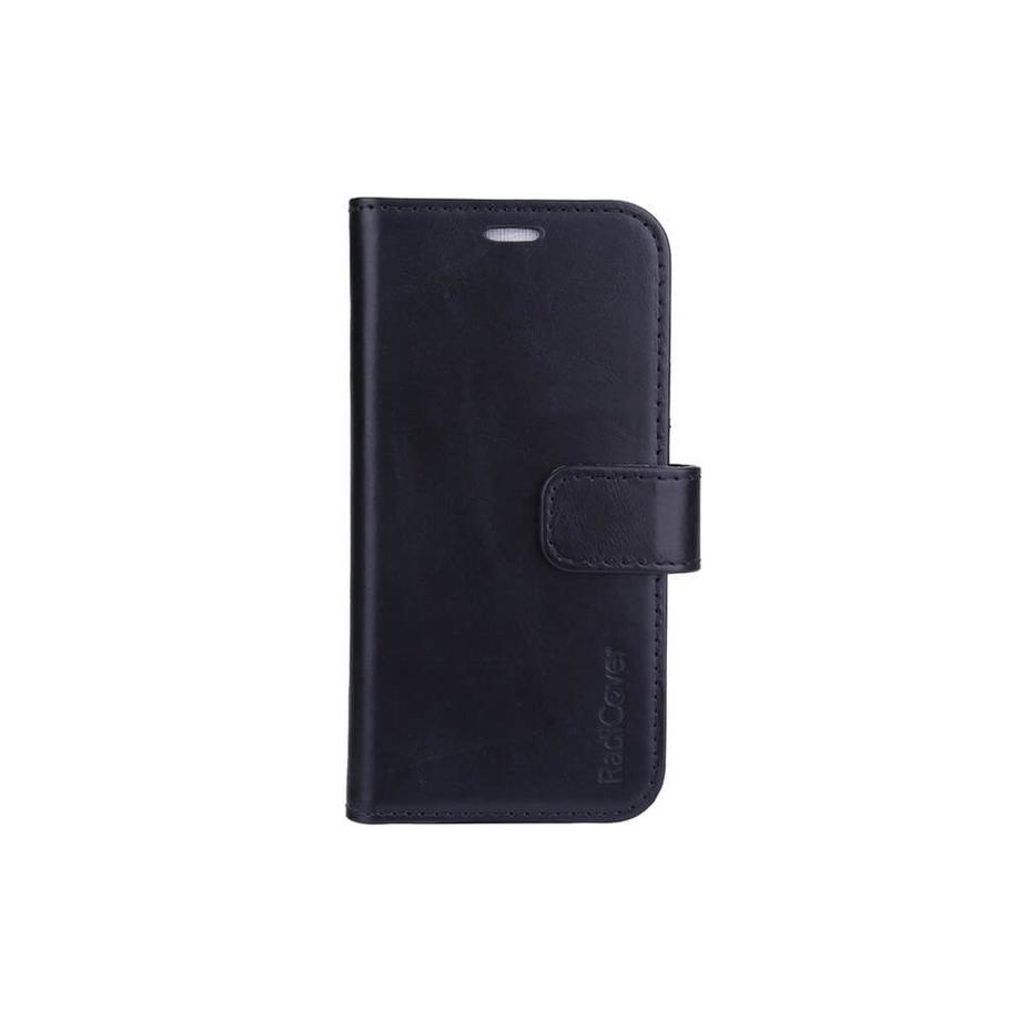 RADICOVER Étui de protection contre les radiations en cuir pour iPhone 13 Mini 2 en 1 magnétique Noir RFID