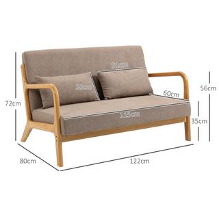 HOMCOM Sofa 2-Sitzer  