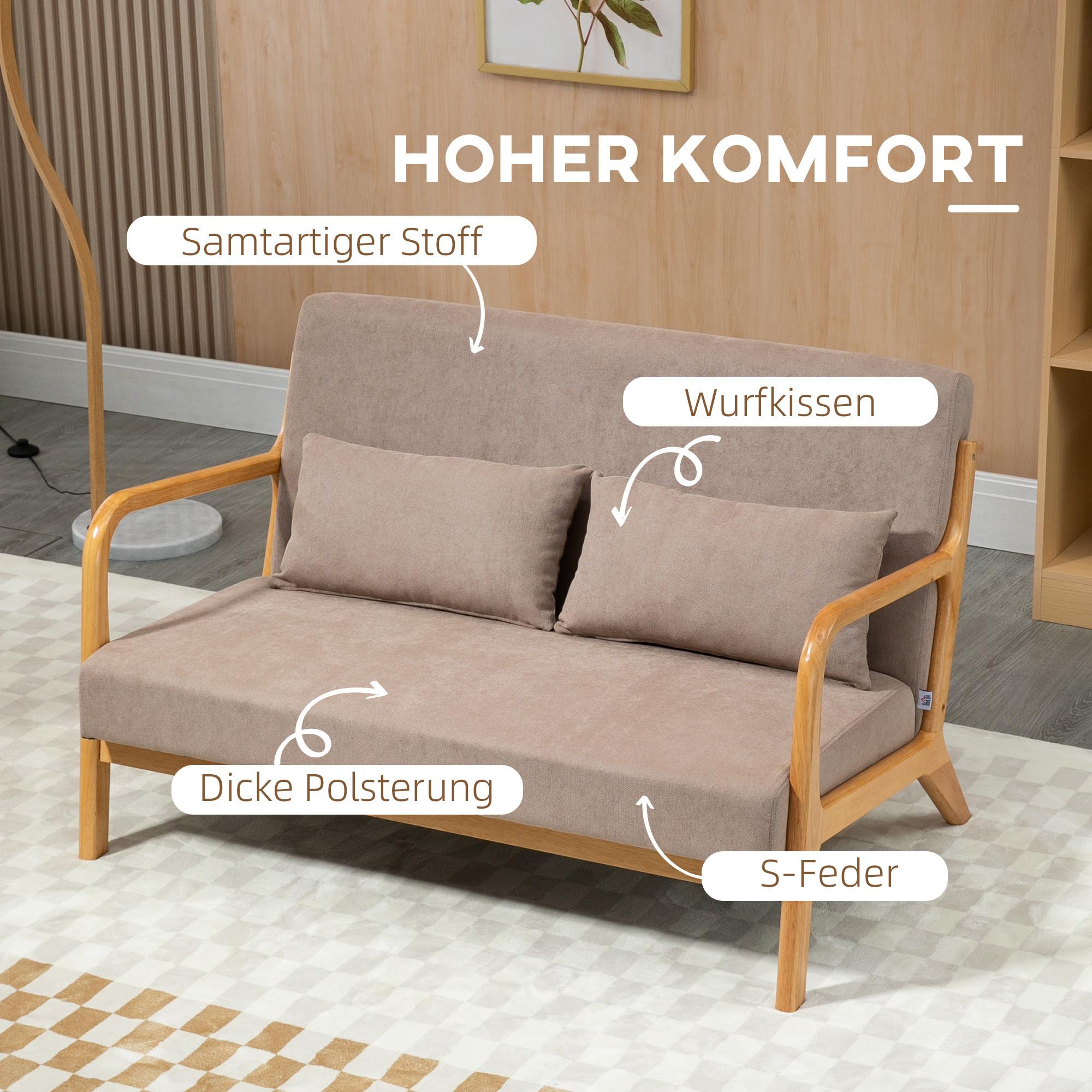 HOMCOM Sofa 2-Sitzer  