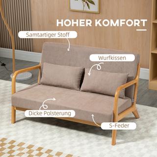 HOMCOM Sofa 2-Sitzer  