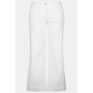 Ulla Popken  Jeans Mary, weites Bein, Bundfalten, 5-Pocket-Form 