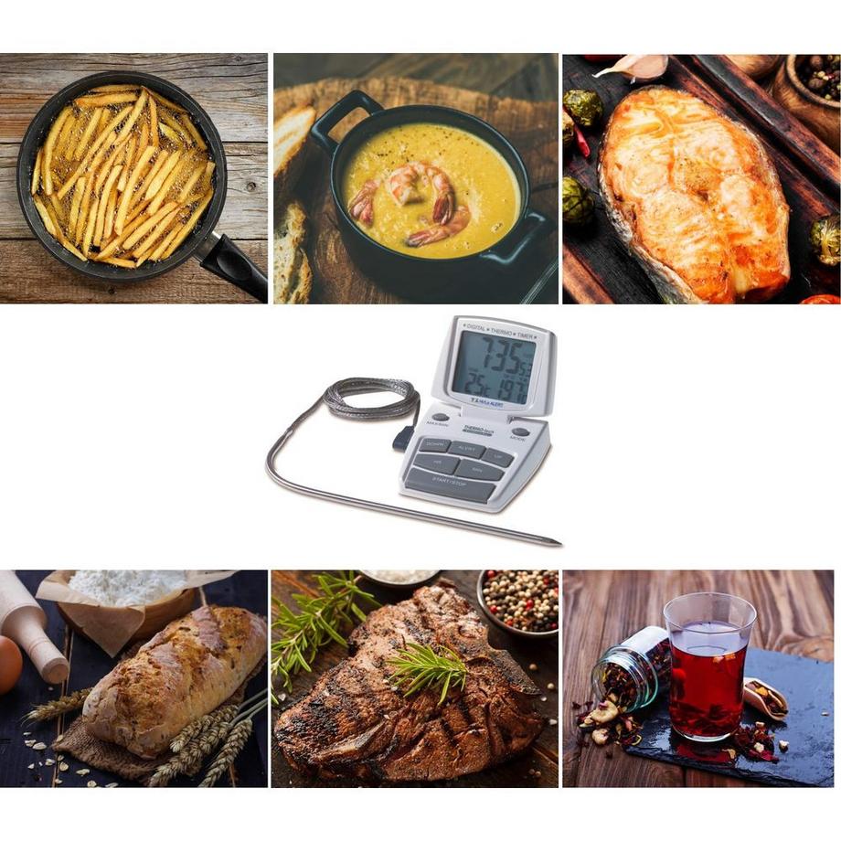 TFA Thermo-minuteur électronique de cuisine 14.1500  