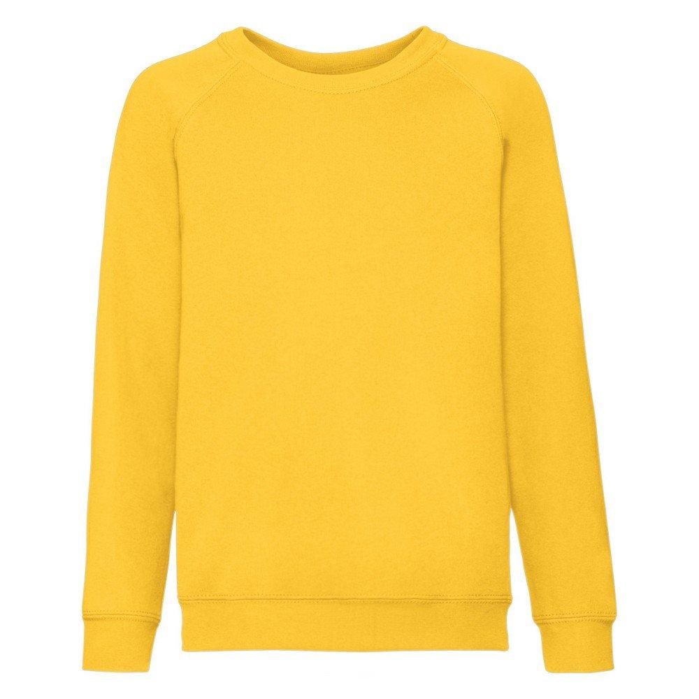 Image of Raglanärmeln Sweatshirt Mädchen Gelb Bunt 7-8