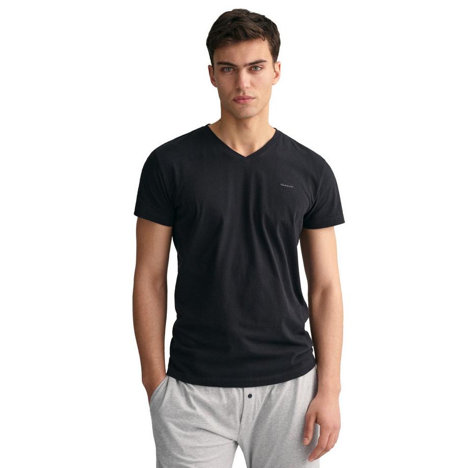 GANT Bequem sitzendes V-Neck T-Shirt 4er Pack  