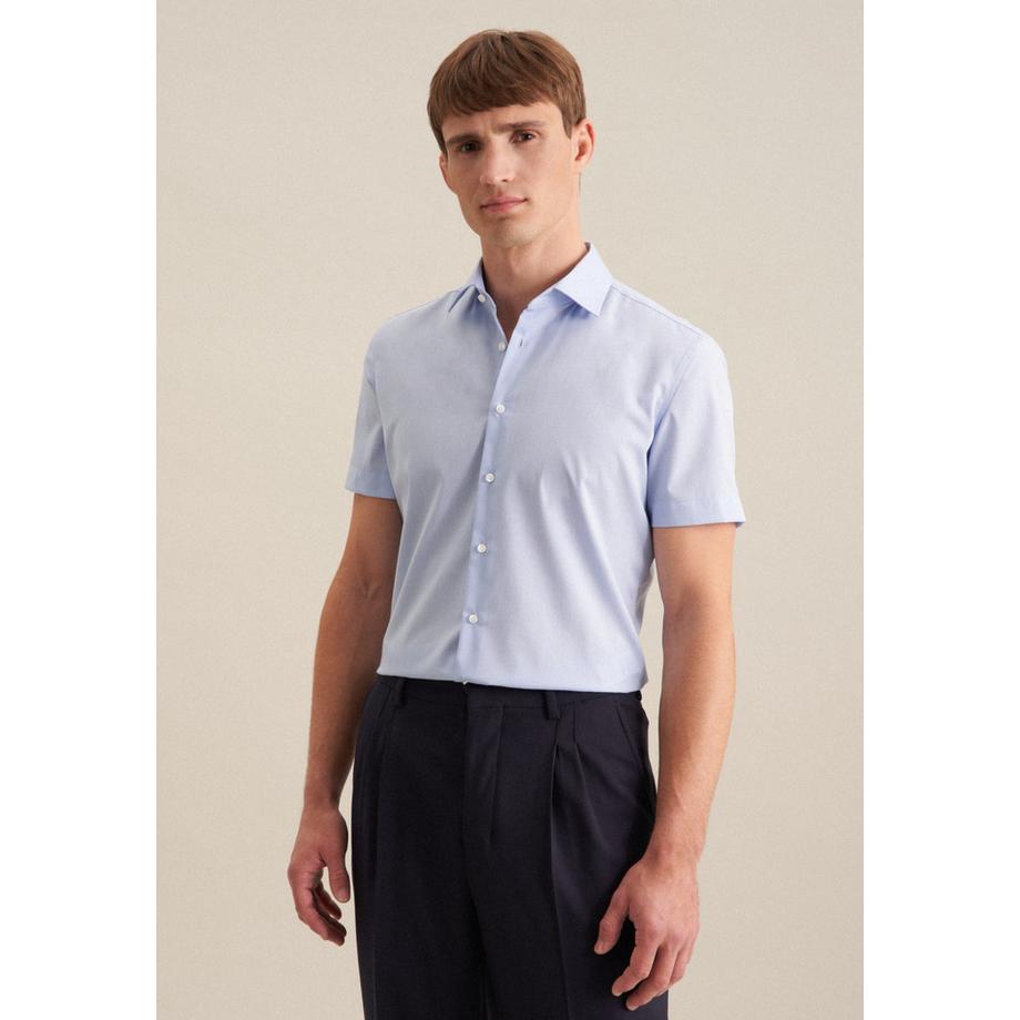 Seidensticker Business Hemd Slim Fit Kurzarm Uni  