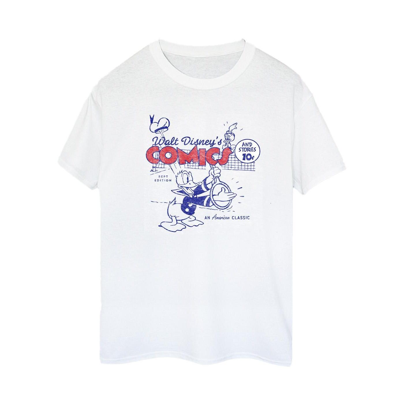 Image of Donald Duck Comics Tshirt Damen Weiss 3XL