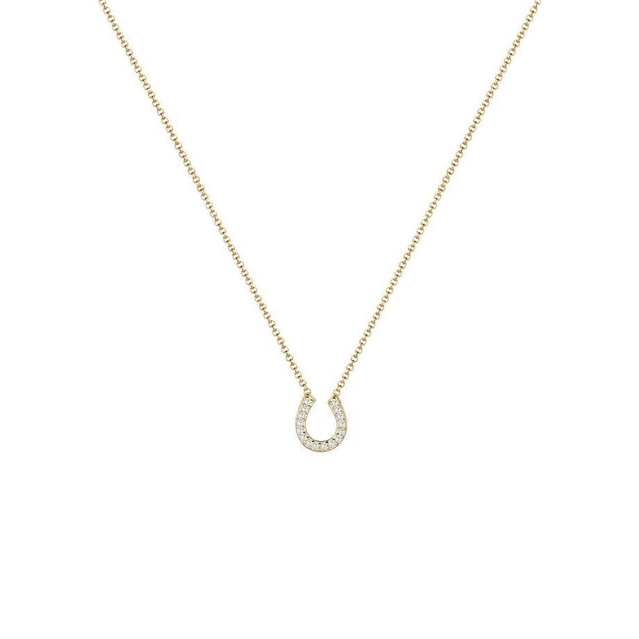 Elli  Collier Fer À Cheval  Avec Cristaux De Zirconium 