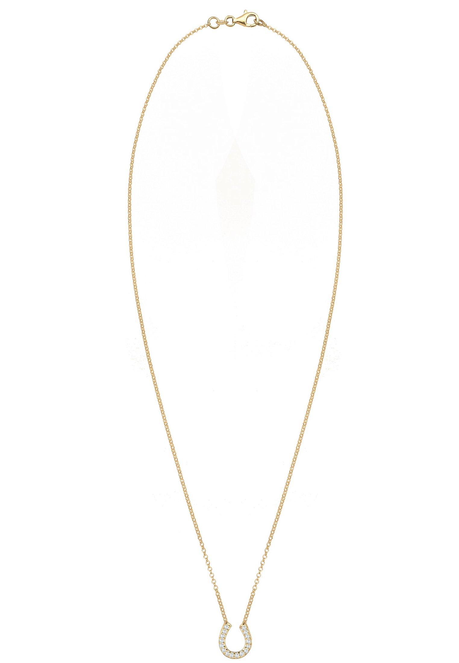 Elli  Halskette Hufeisen Glück Zirkonia 