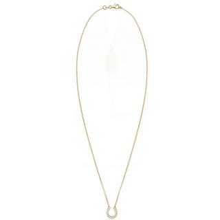 Elli  Halskette Hufeisen Glück Zirkonia 