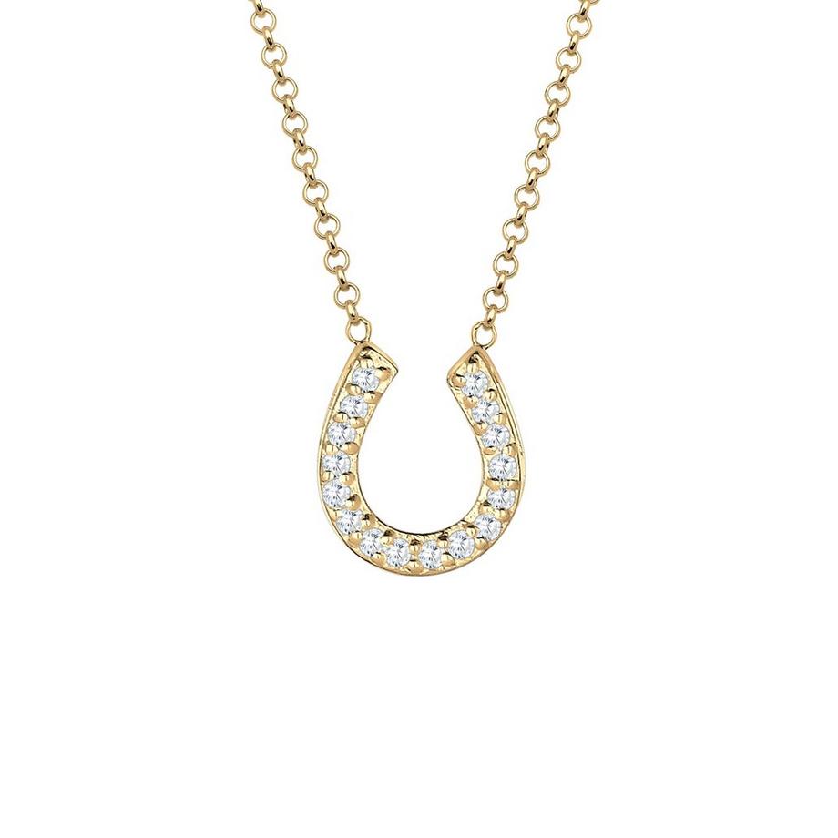 Elli  Collier Fer À Cheval  Avec Cristaux De Zirconium 