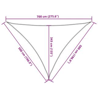 VidaXL Voile d'ombrage  