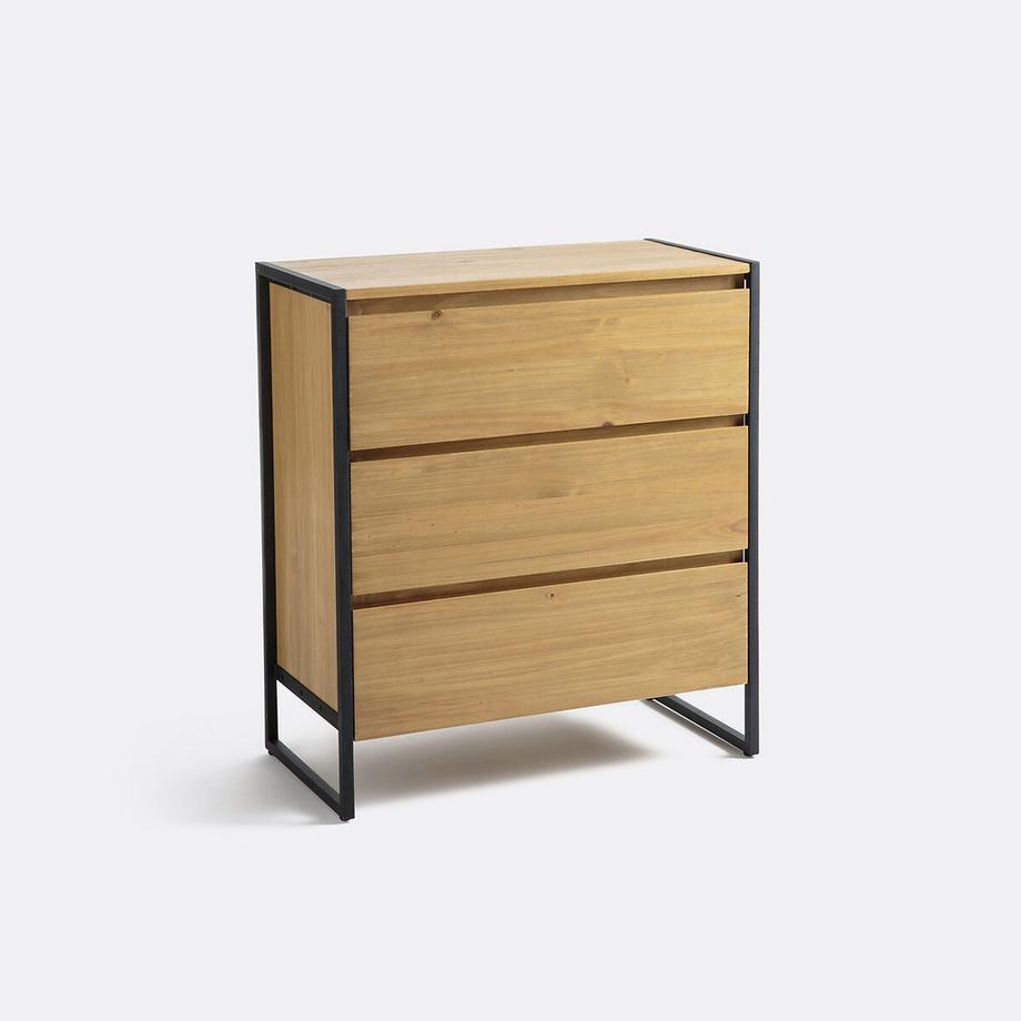 La Redoute Intérieurs Kommode HIBA mit 3 Schubladen  