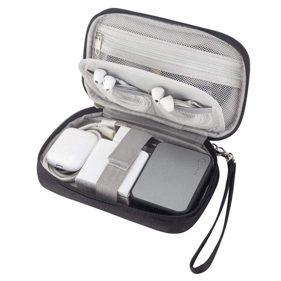 eStore Custodia per accessori elettronici - nera  