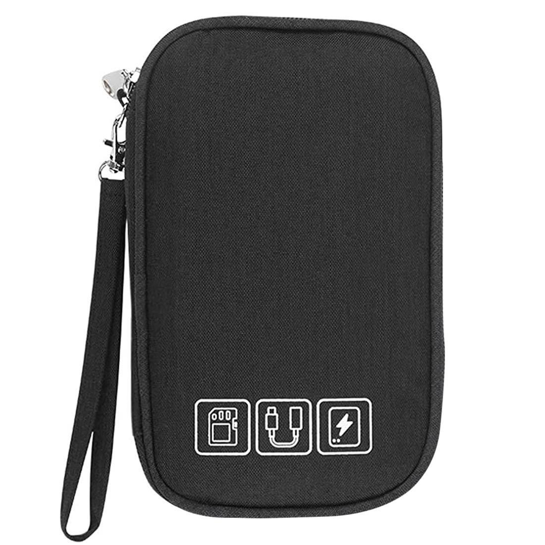 eStore Sac de rangement pour accessoires électroniques - Noir  