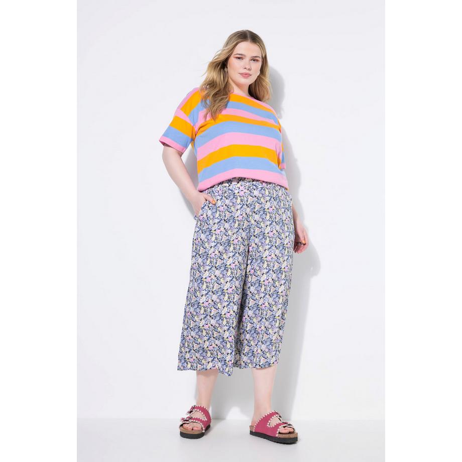 Studio Untold Culottes taglio della gamba ampio stampa allover cintura elastica  