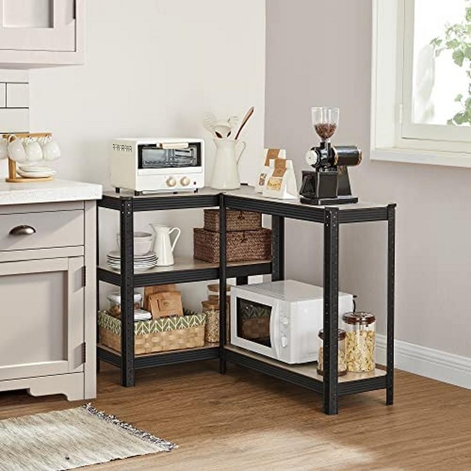 Pricenet  Ripiani portaoggetti regolabili per carichi pesanti, capacità di carico di 130 kg 