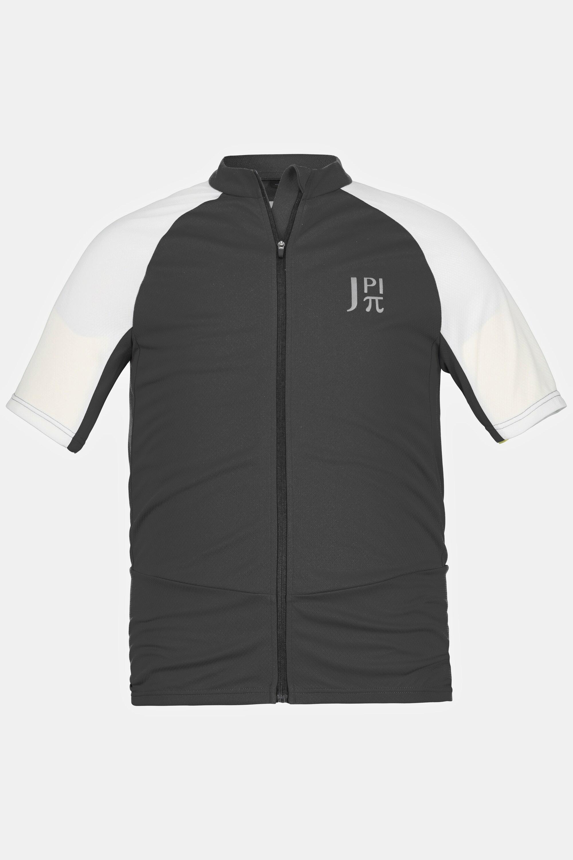 JP1880  Giacca in tricot per ciclismo con mezze maniche e collo alto 