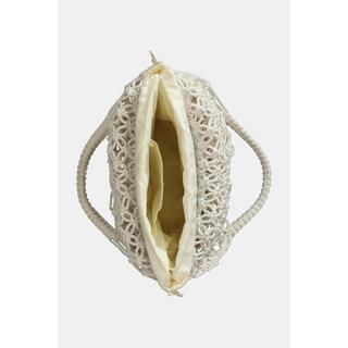 Ulla Popken Geknotete Tasche Flechtboden Doppelgriff  