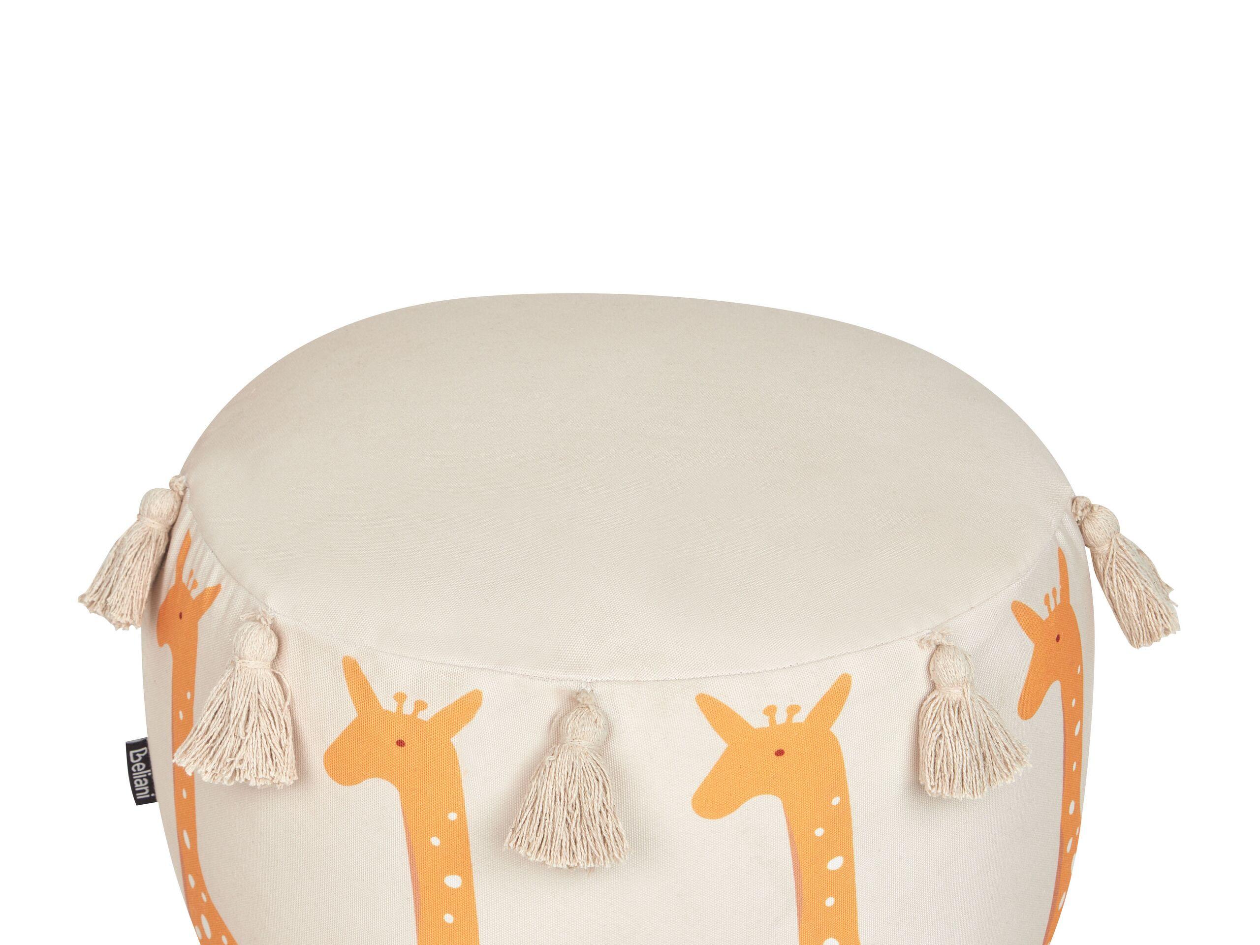 Beliani Pouf en Cotone Boho KARTEE  