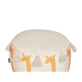 Beliani Pouf en Coton Boho KARTEE  