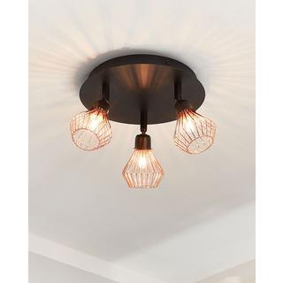 Beliani Deckenlampen aus Metall Modern VOLGA  