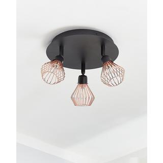 Beliani Deckenlampen aus Metall Modern VOLGA  