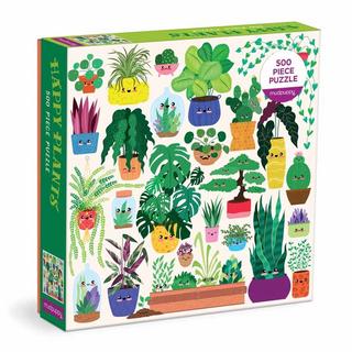 mudpuppy  Family Puzzle, Happy Plants 500 pcs, Mudpuppy 