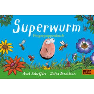 Superwurm-Fingerpuppenbuch Scheffler, Axel; Donaldson, Julia; Naoura, Salah (Übersetzung) Copertina rigida 