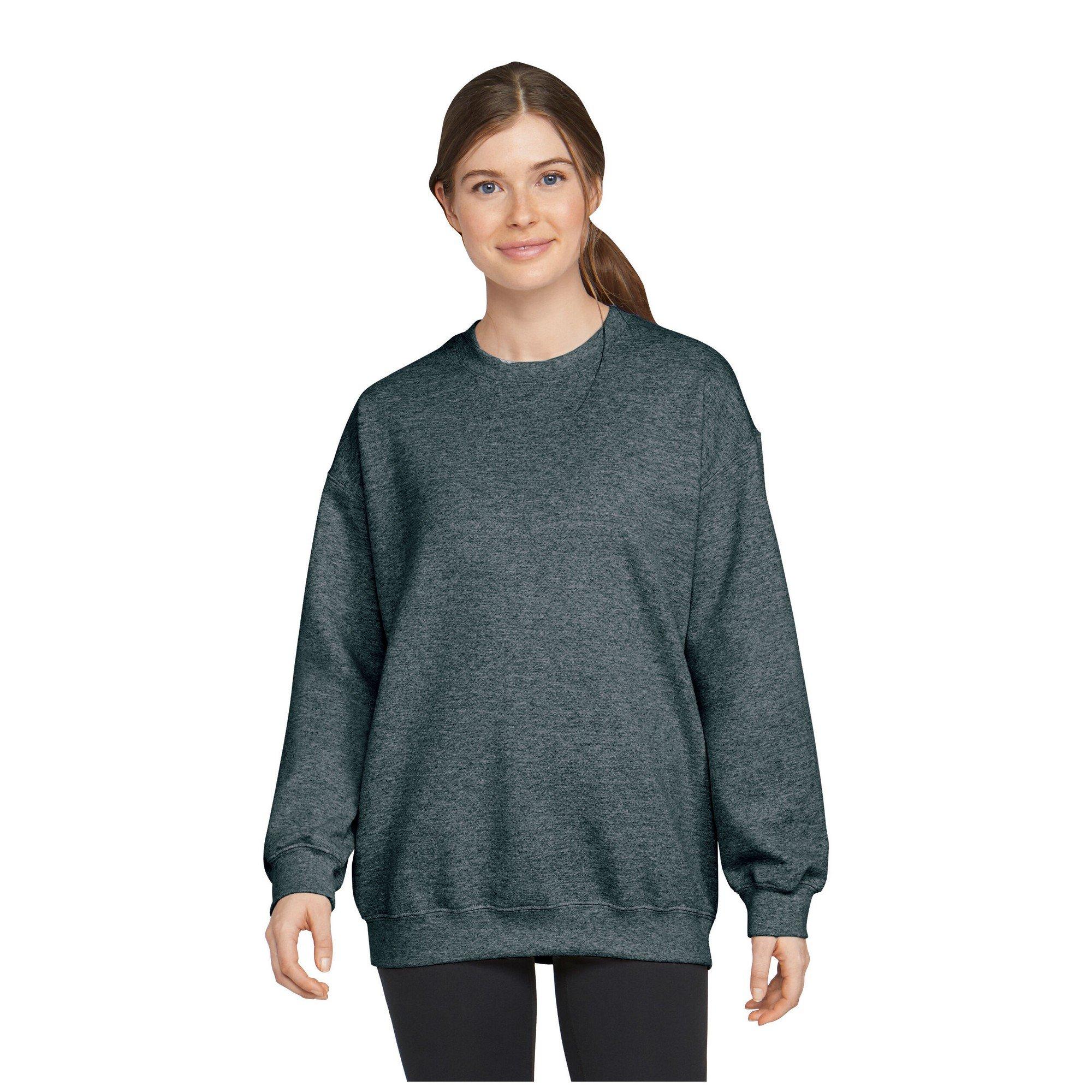 Image of Softstyle Fleeceoberteil Mittelschwer Damen Taubengrau L