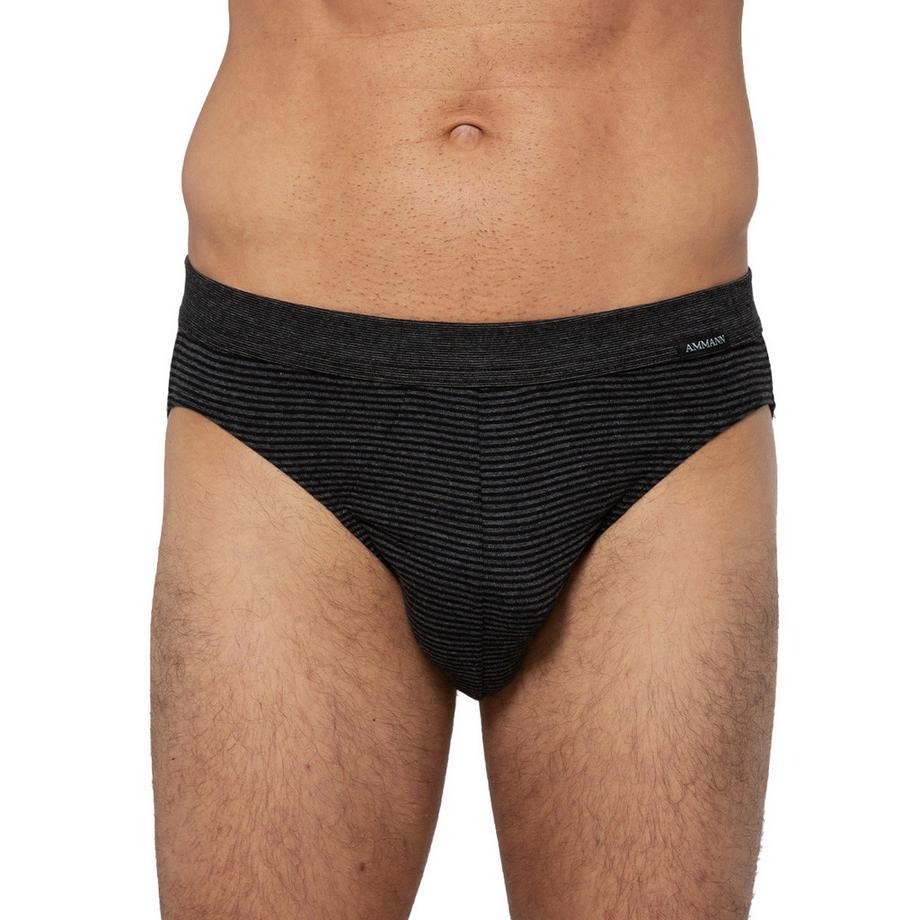 Ammann Confezione da 3 Slip Mini a Costine Fini  