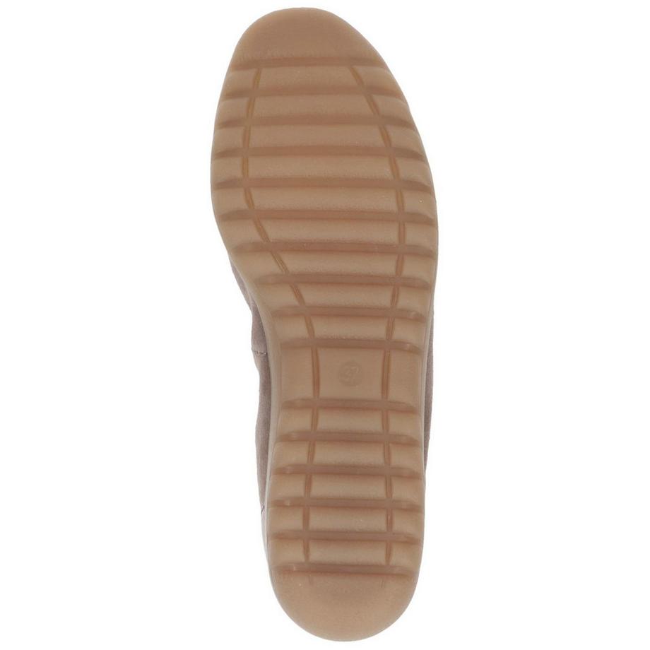 CAPRICE Ballerinas mit Metallic Zehenkappe und Ferse  